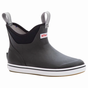 Xtratuf XWAB-000-BLK-9 Ladies 6" Ankle Deck Boot, 9M Black