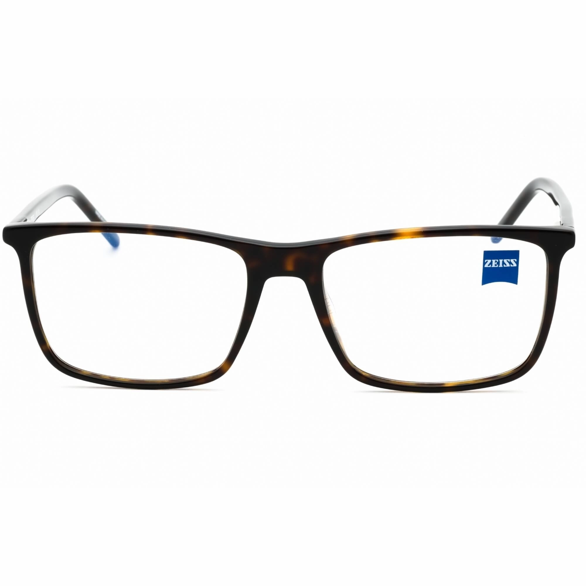 Zeiss Men's Eyeglasses - Dark Tortoise Acetate Rectangular Shape Frame | ZS22500 239